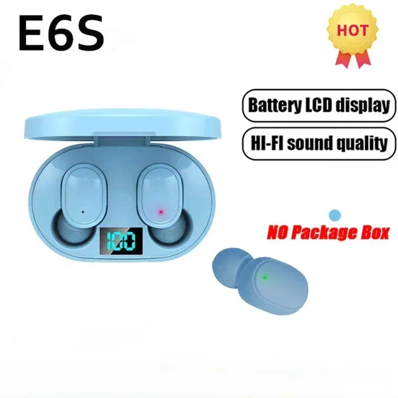 E6S AirPods (generic style, not Apple-related)
