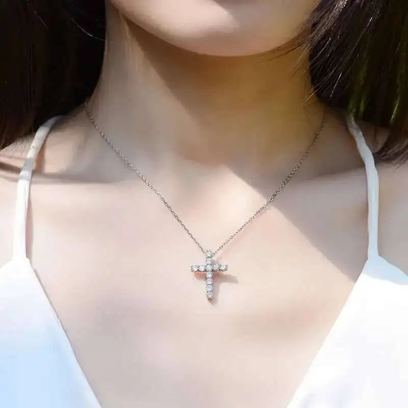 Radiant Cross Necklace
